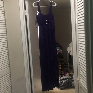 Long purple dress
